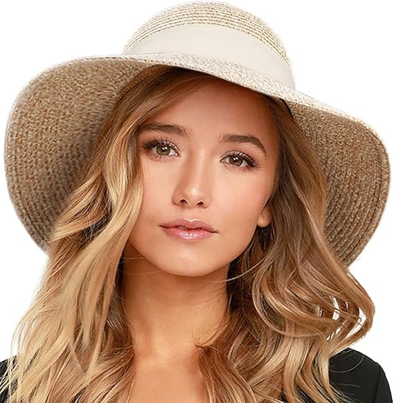 Womens Beach Sun Straw Hat