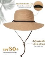 Womens Wide Brim Sun Hat - Image 2